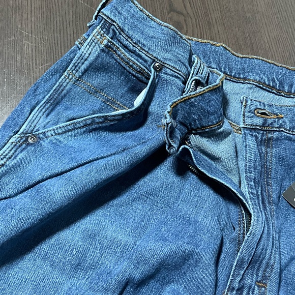 New- Lee Big&Tall 46 Jean Carpenter Shorts Original Stone Wash, Stretch - Picture 8 of 13